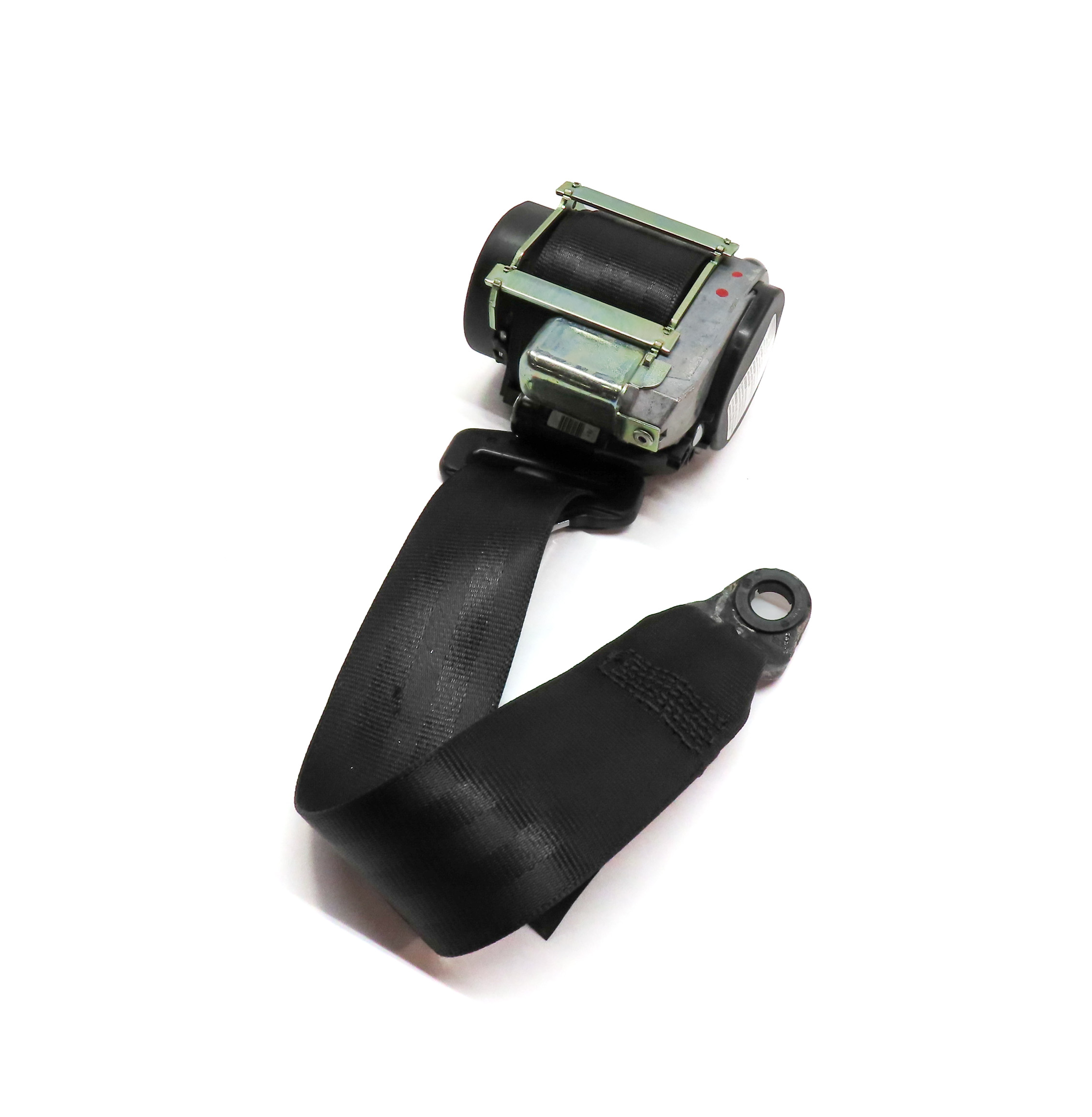 2016 RANGE ROVER SPORT (L494) REAR RIGHT 2ND ROW SEAT SEATBELT RETRACTOR (BLACK) — exact item pictured